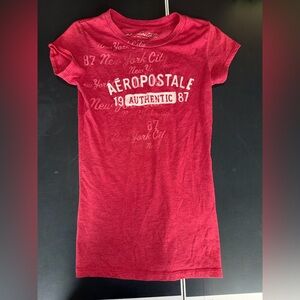 Aeropostale Red Graphic Tee